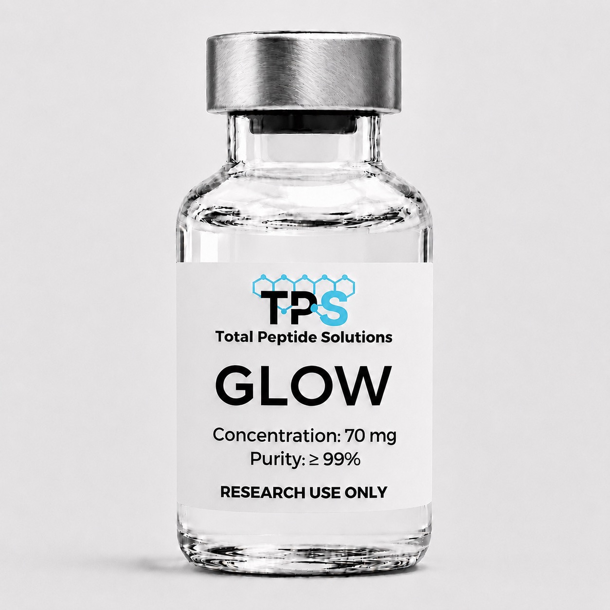 Glow laboratory vial